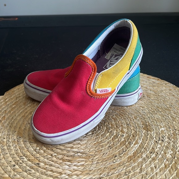 Vans kids Girls Slipon Canvas Size 13 - Picture 4 of 9